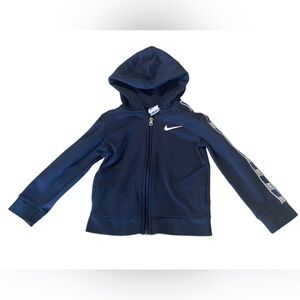 Nike Kids Dark Blue Zip-Up Hoodie